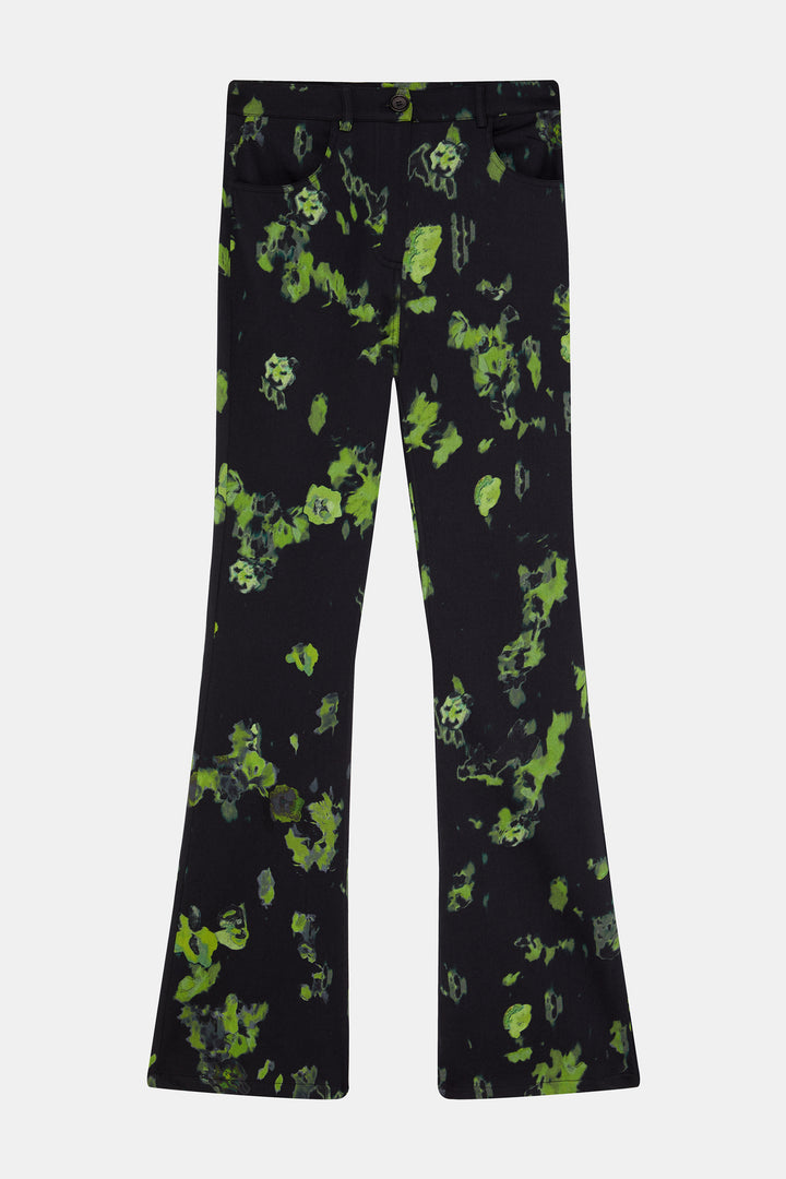 Sage Flared Trousers