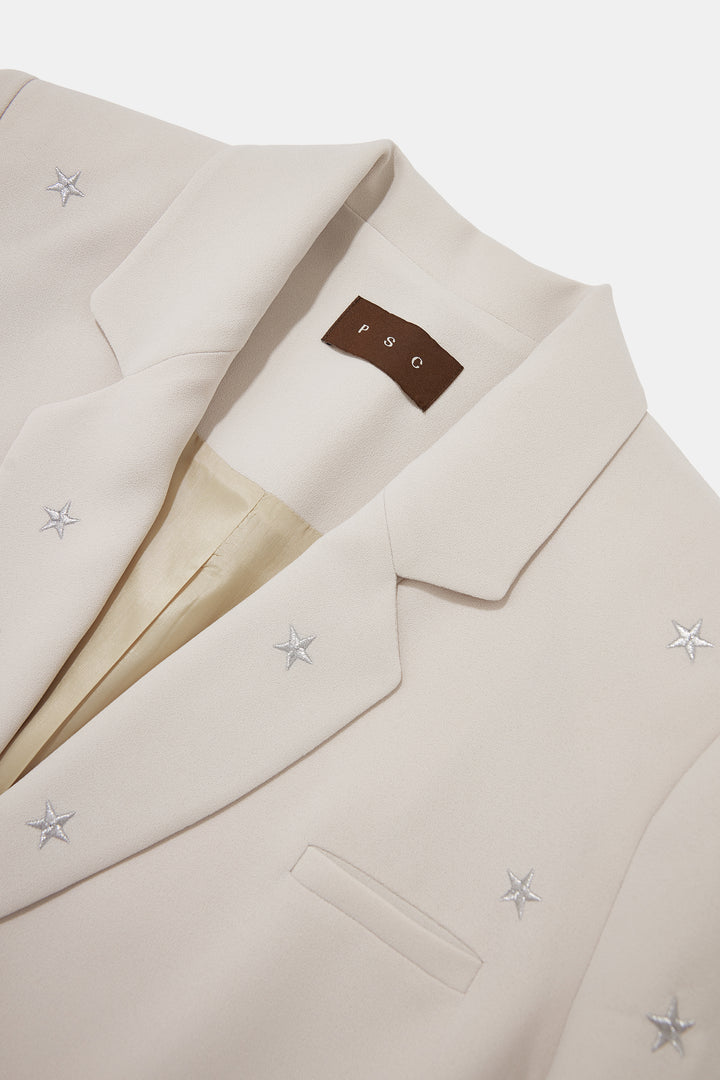 Star Blazer Beige