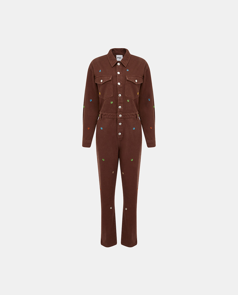 STAR BROWN JUMPSUIT