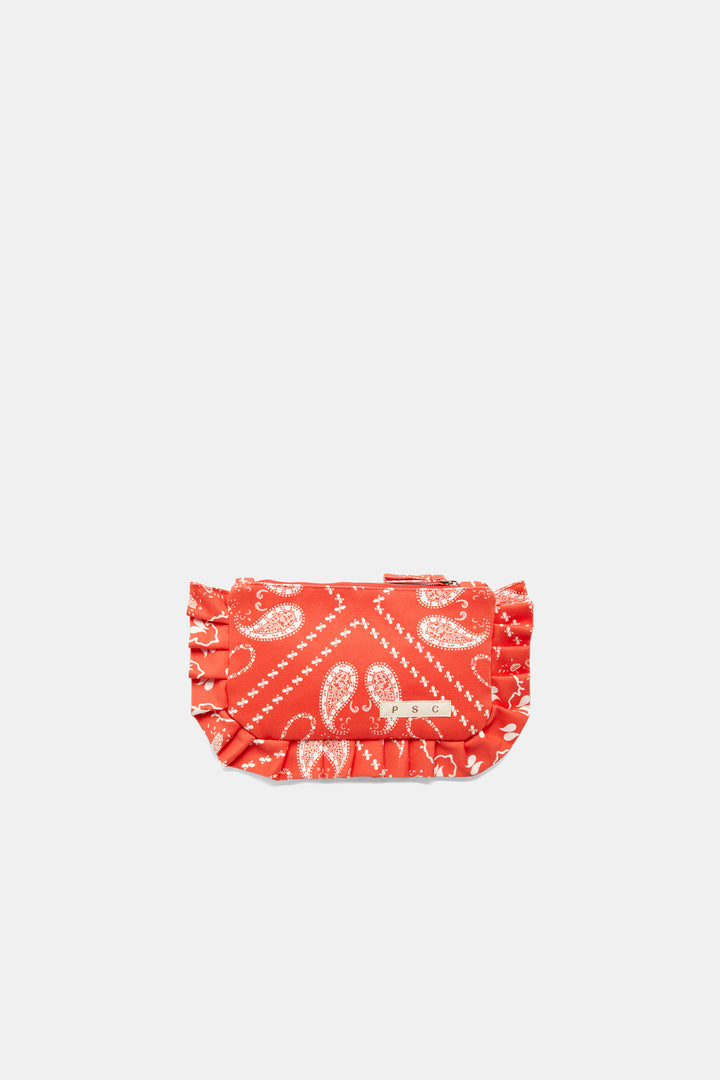 Paisley Red Pouch