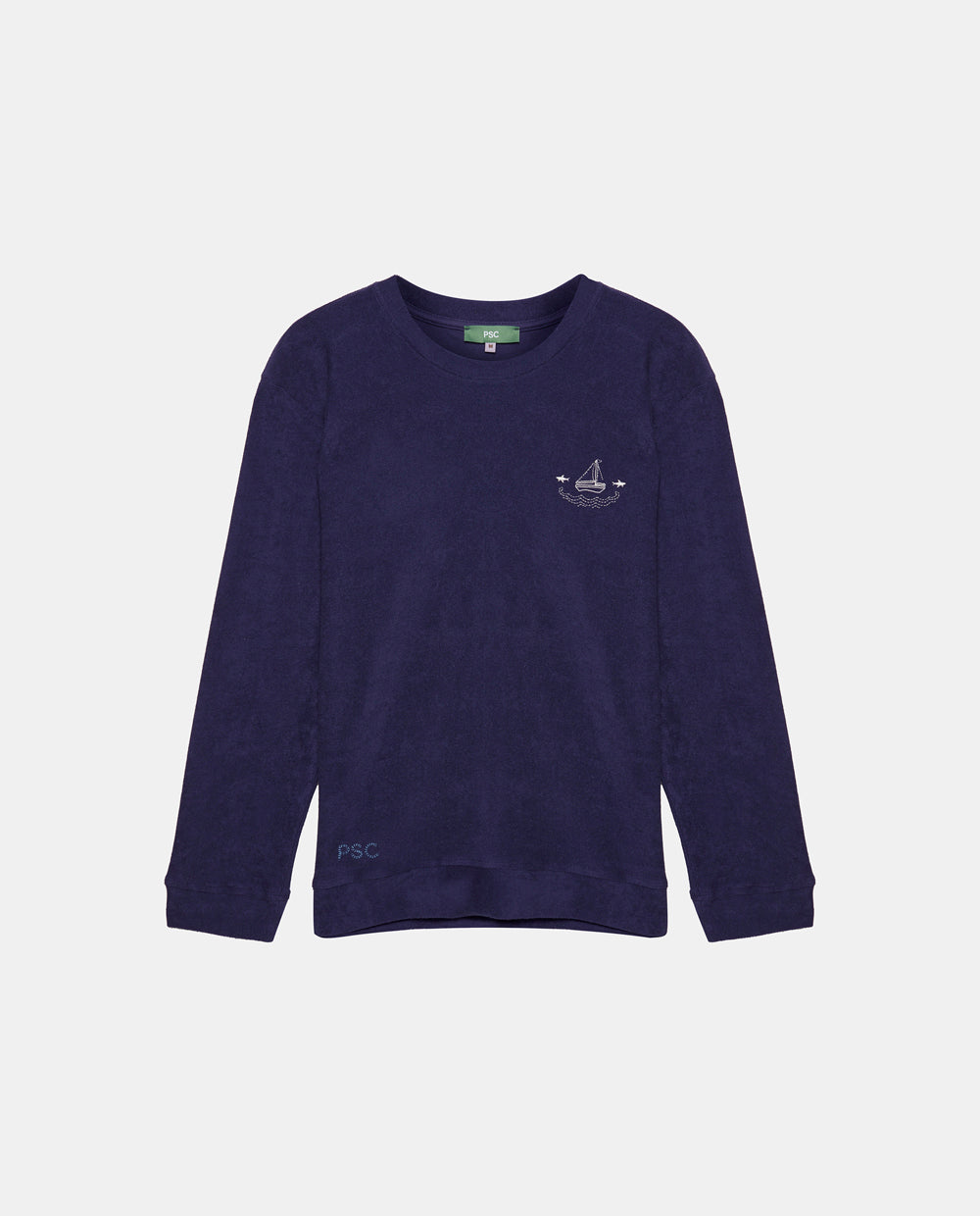 NAVY TOWEL MEN SWEATSHIRT