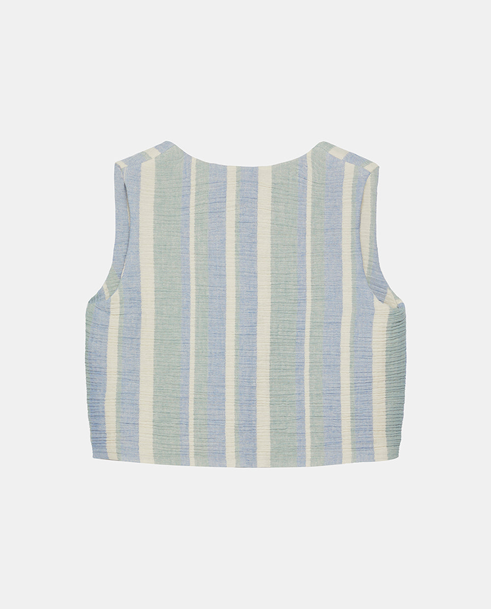 BLUE STRIPED VEST