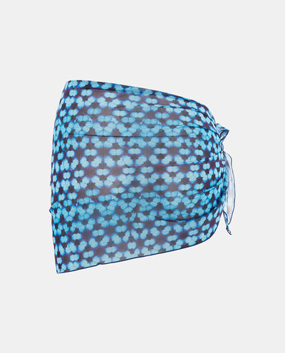 Blue Tie Dye Cover Up