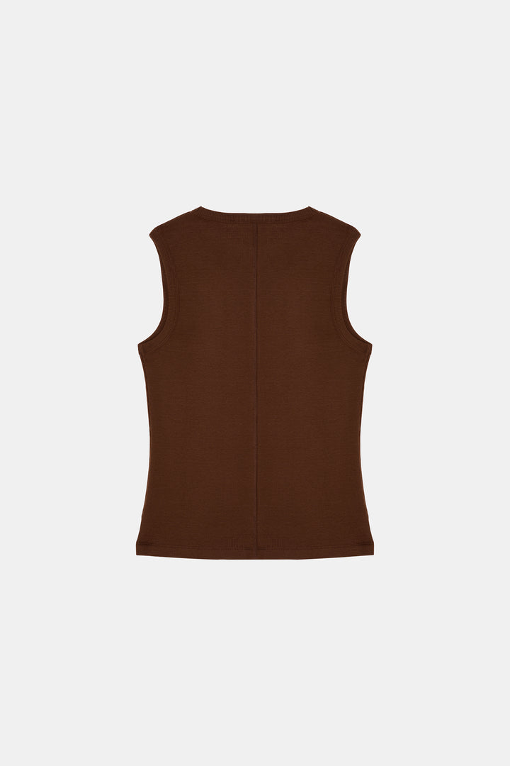 PSC Tank Top Brown