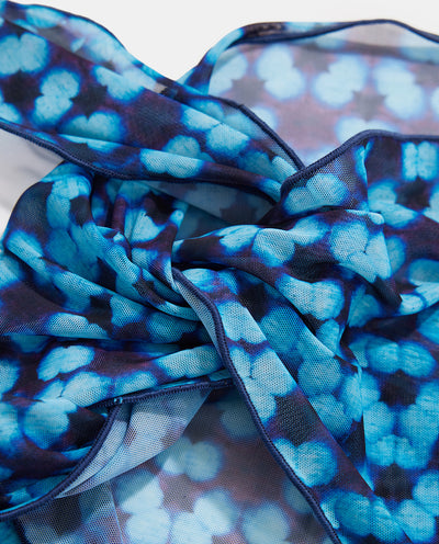 Blue Tie Dye Cover Up