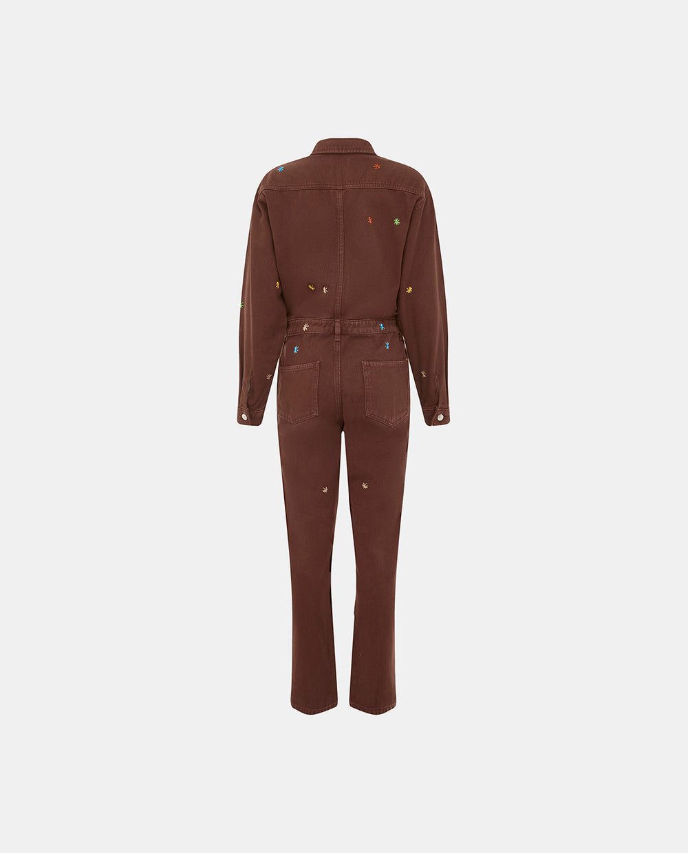 STAR BROWN JUMPSUIT