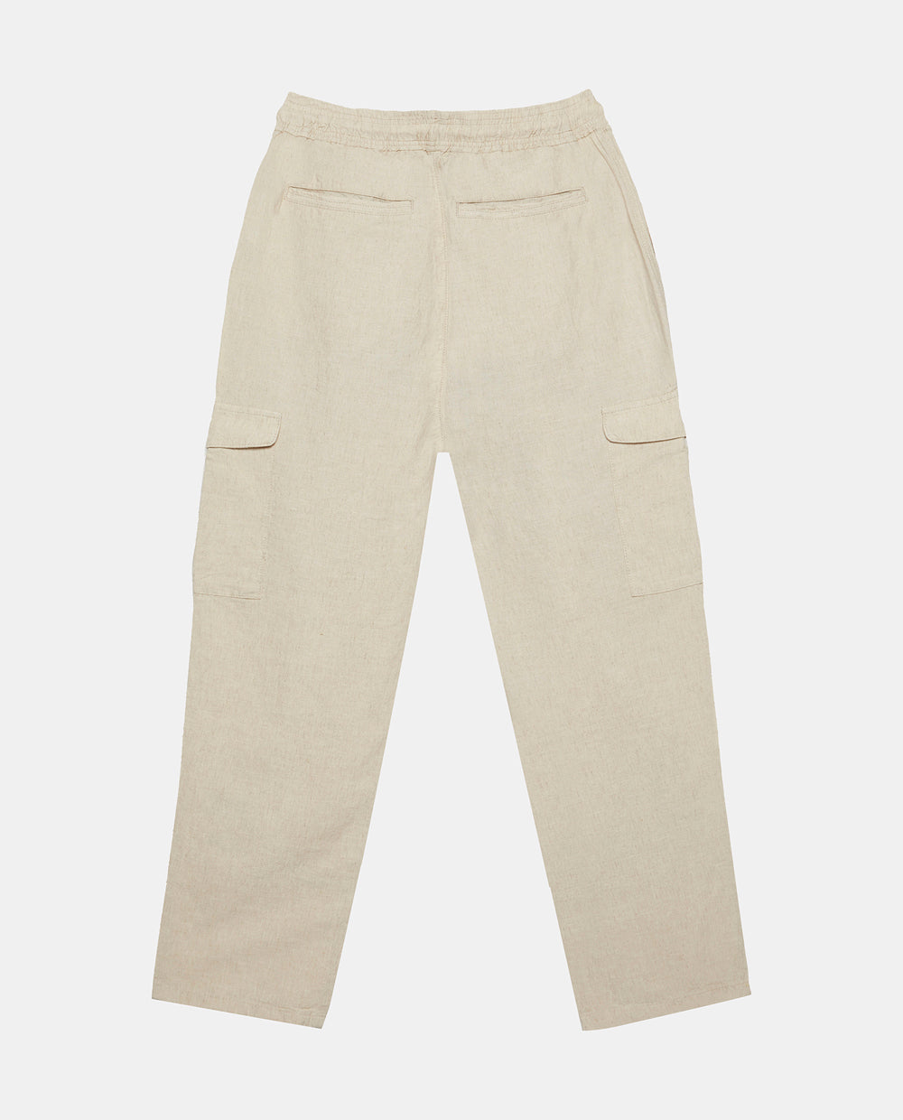 LINEN BLEND TROUSERS