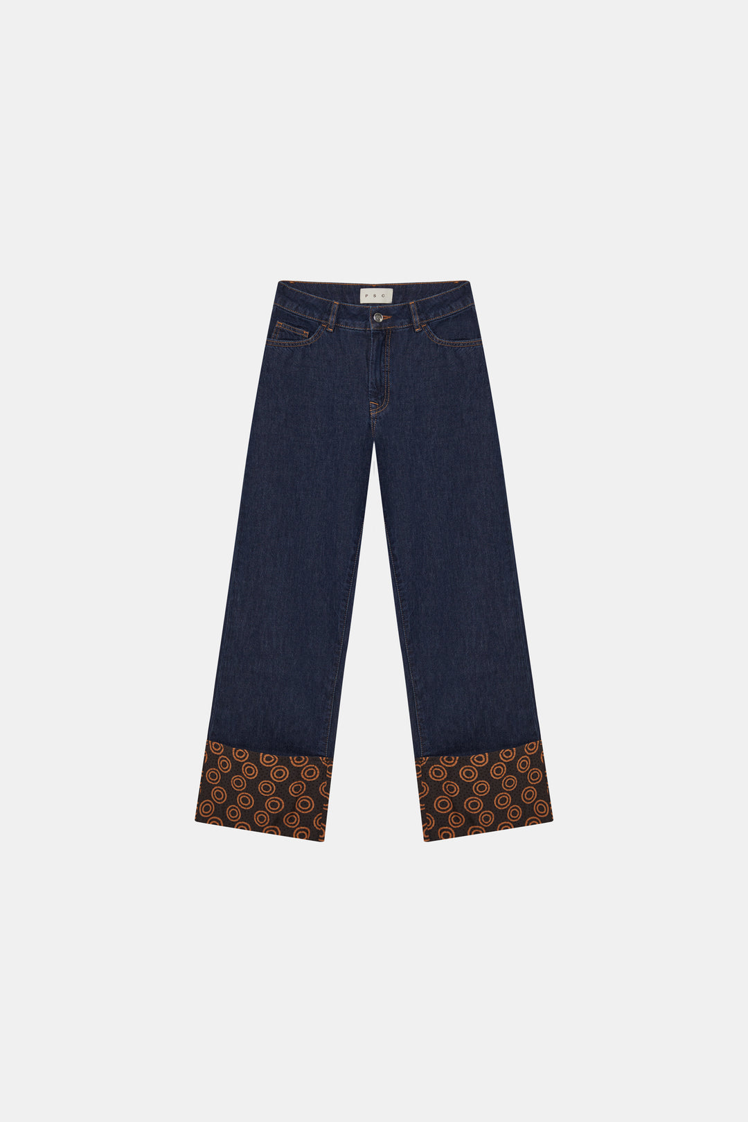 Spiral Cuffed Jeans