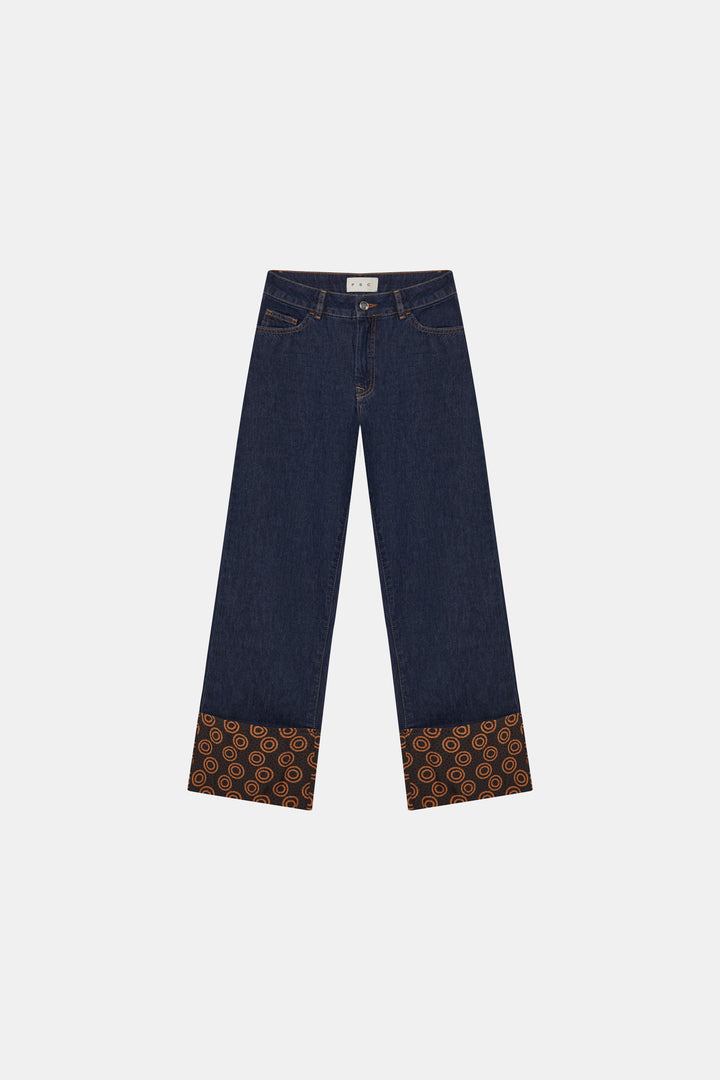 Spiral Cuffed Jeans