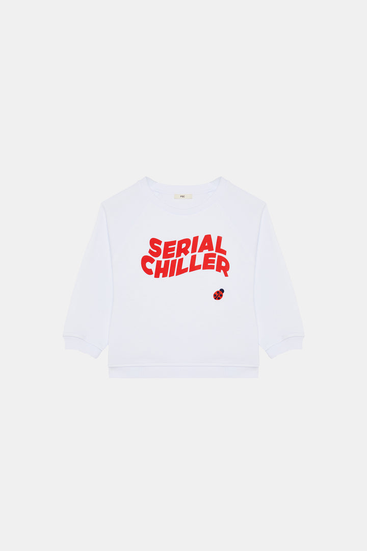 Serial White Sweatshirt