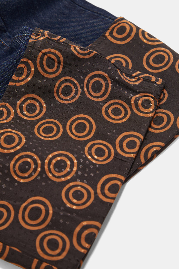 Spiral Cuffed Jeans