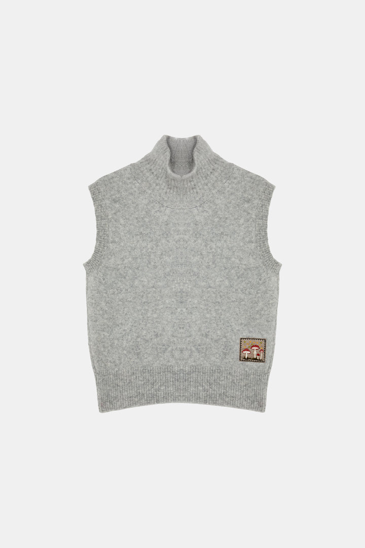 Alpaca Mushroom Vest