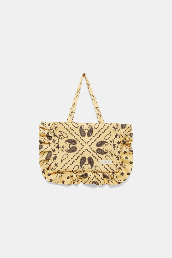 Paisley Yellow Tote