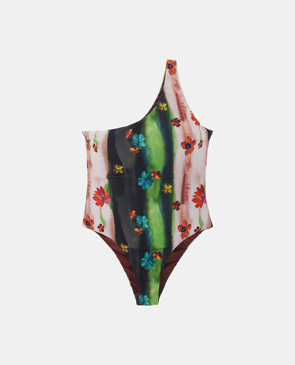 Black Floral Swimsuit