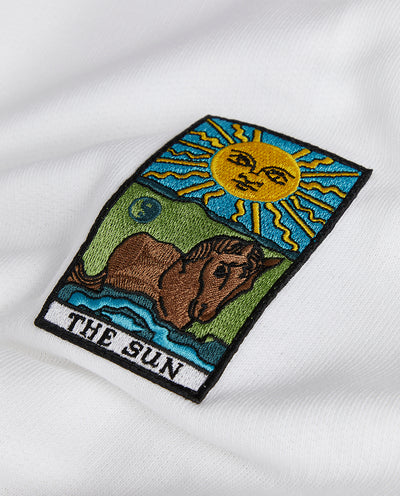 THE SUN WHITE SWEATSHIRT