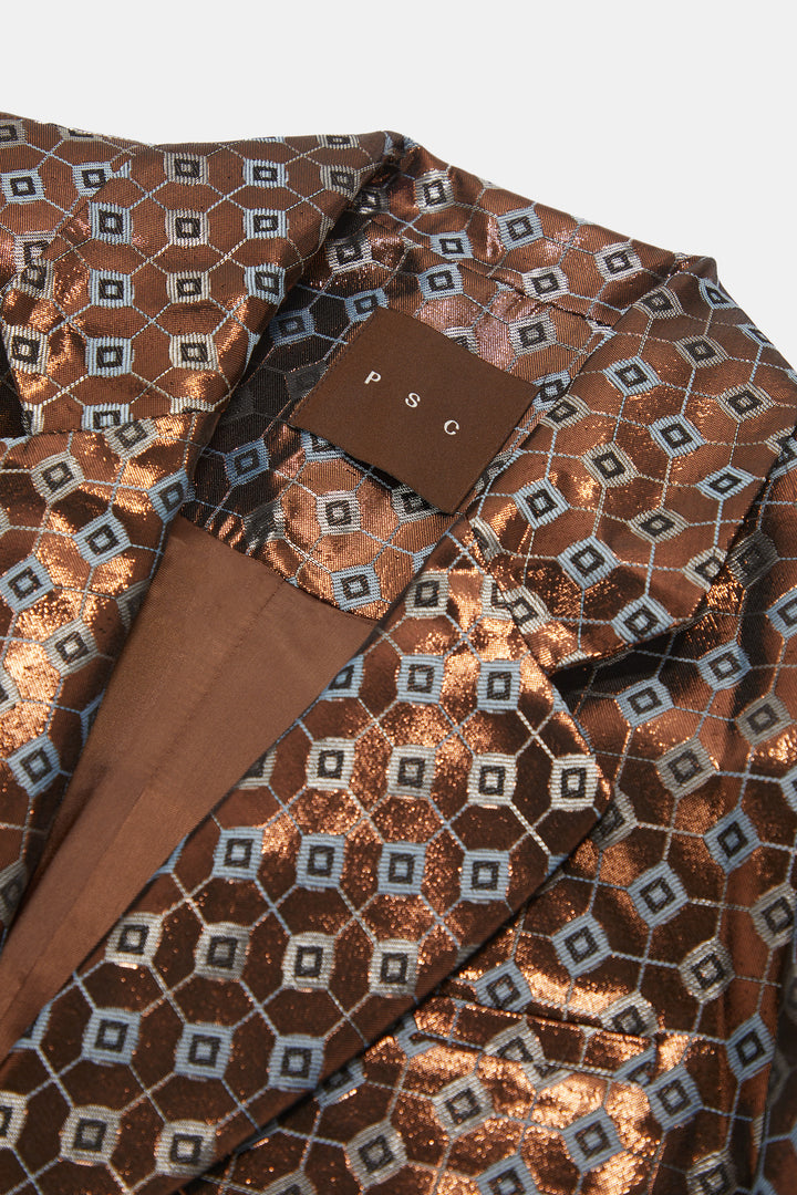 Geo Shine Blazer