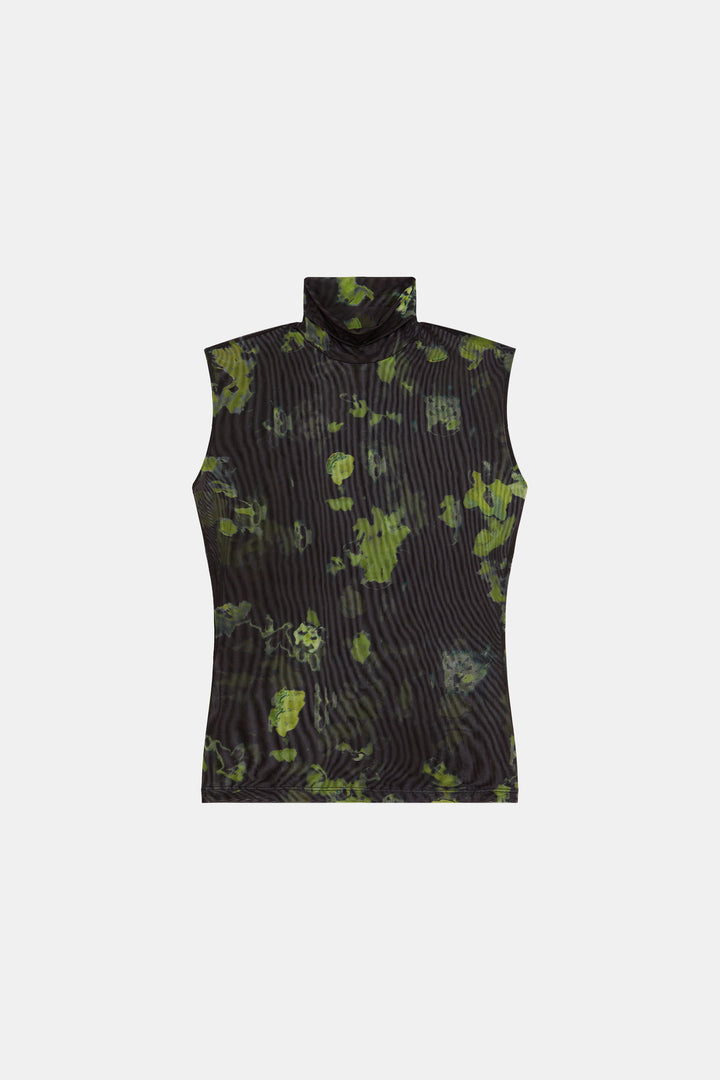 Sage Mesh Top