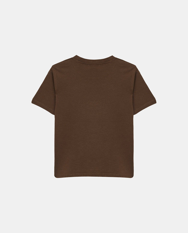 Brown Swirl Petite T-Shirt