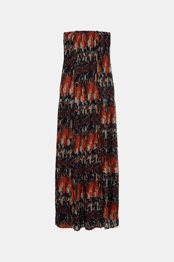 Wild Flora Pleated Dress