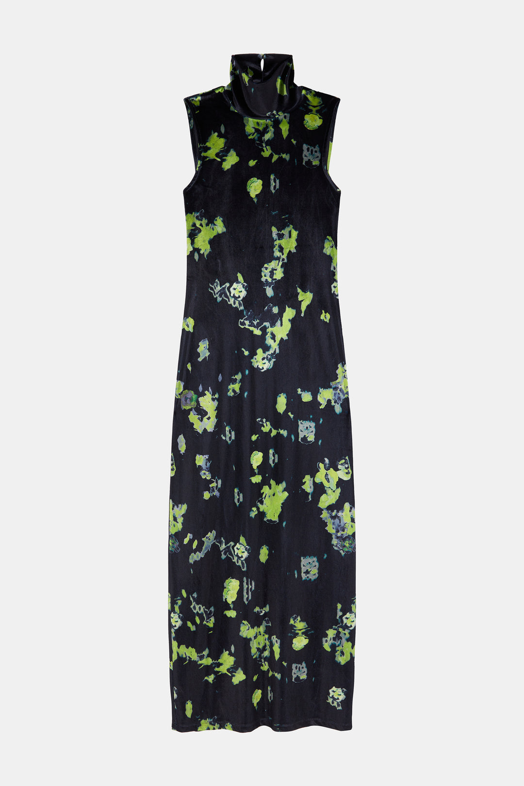 Sage Velvet Dress