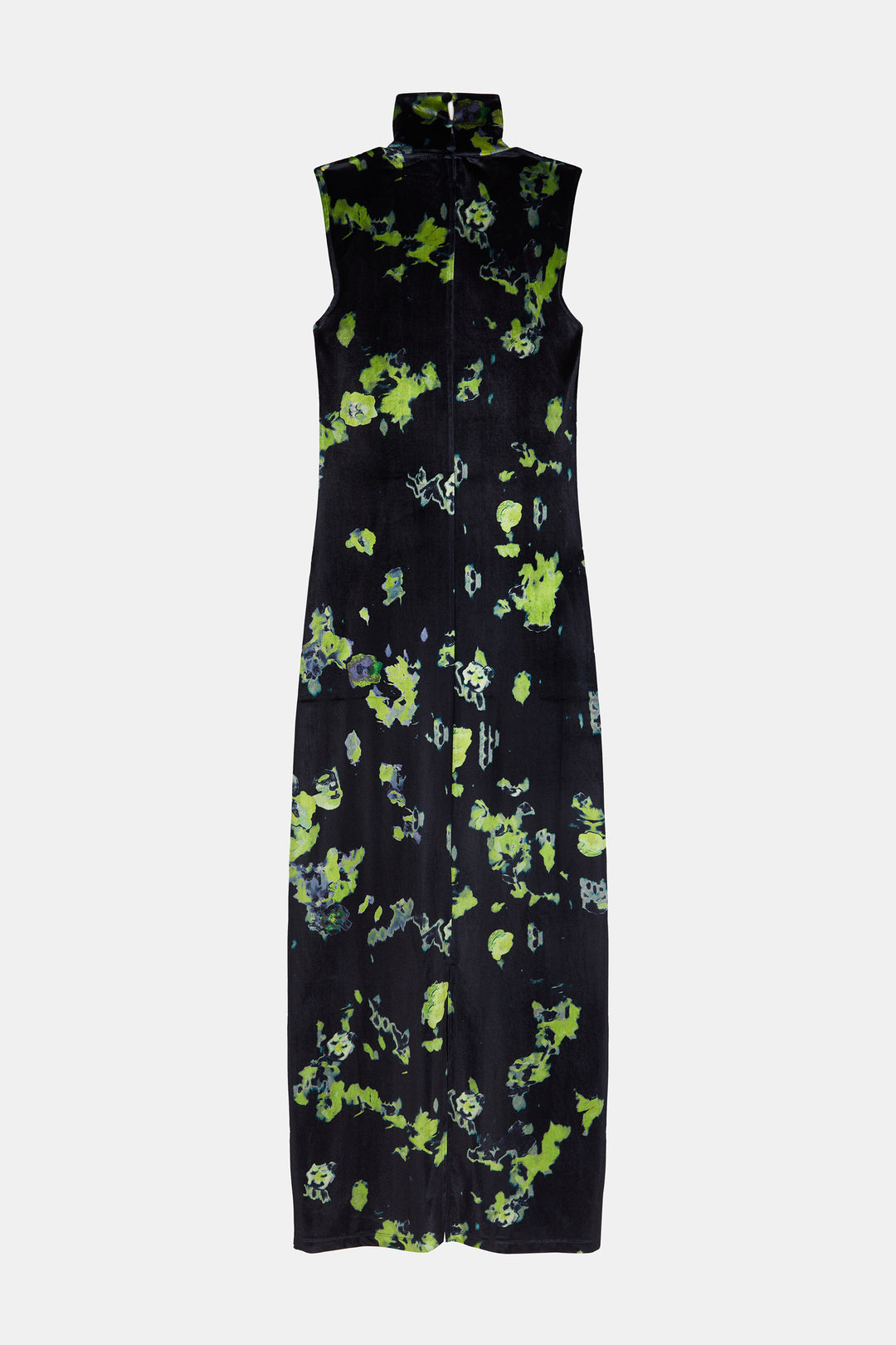 Sage Velvet Dress