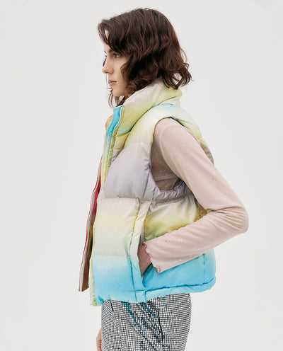 GRADIENT PUFF VEST