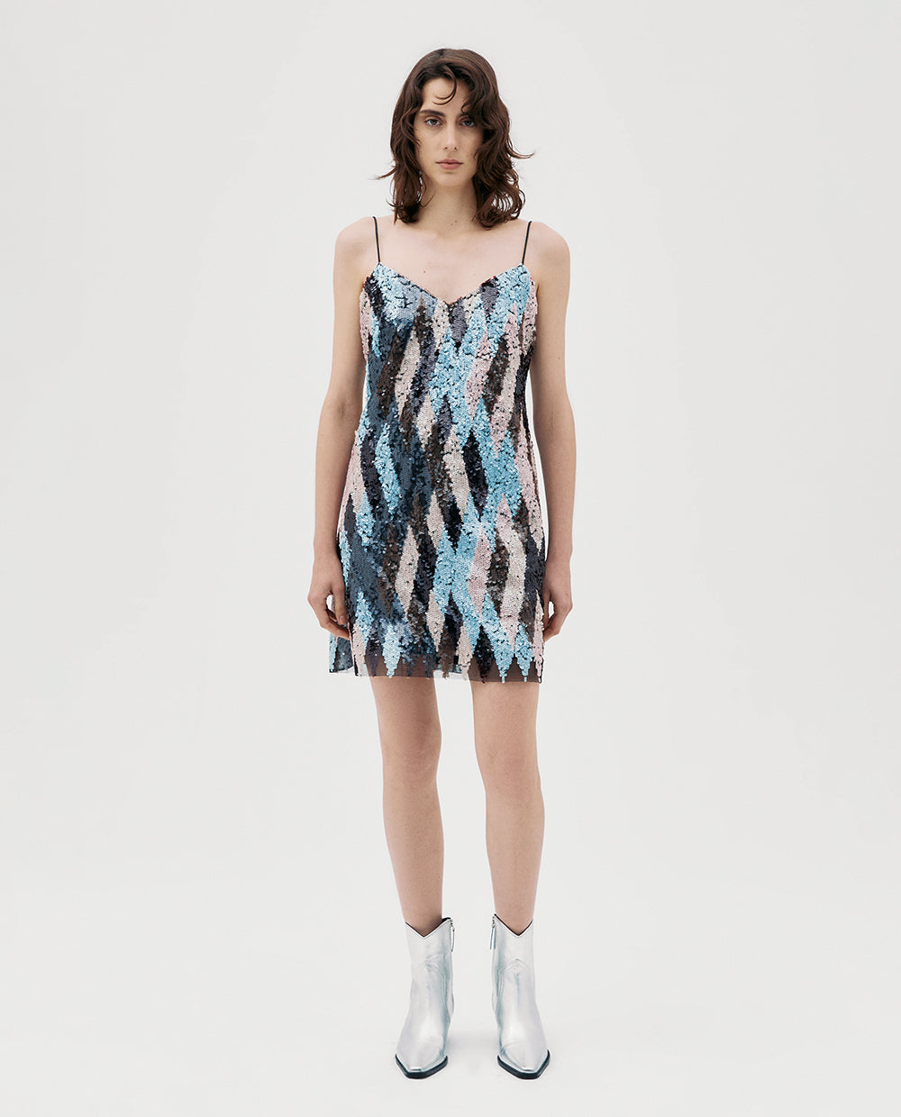 PASTEL SEQUIN DRESS