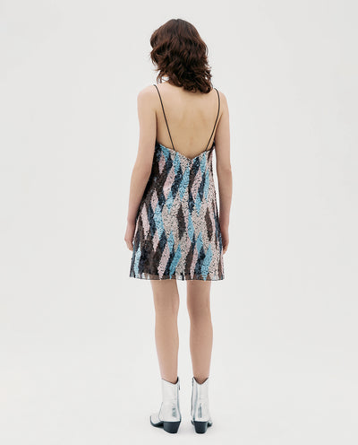 PASTEL SEQUIN DRESS