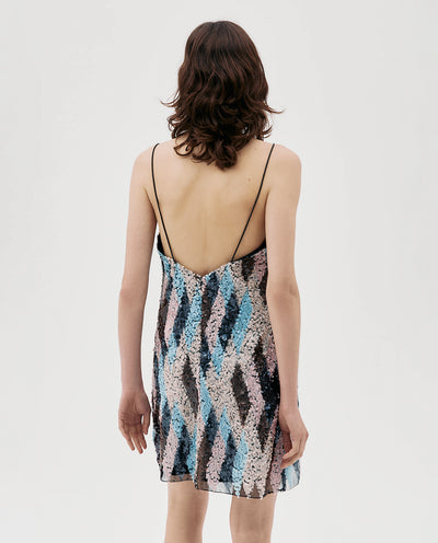 PASTEL SEQUIN DRESS