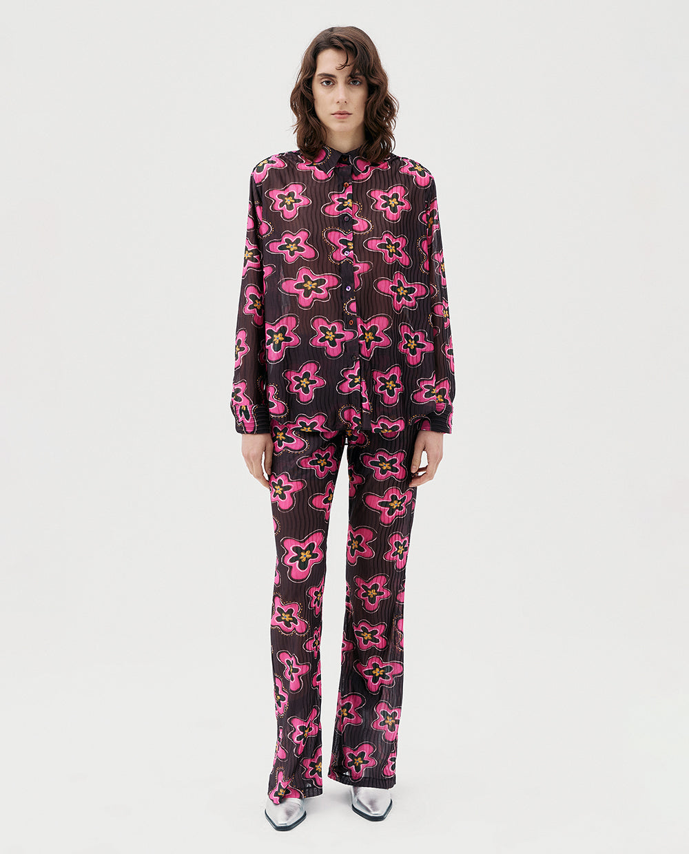 PINK FLORAL SHIRT
