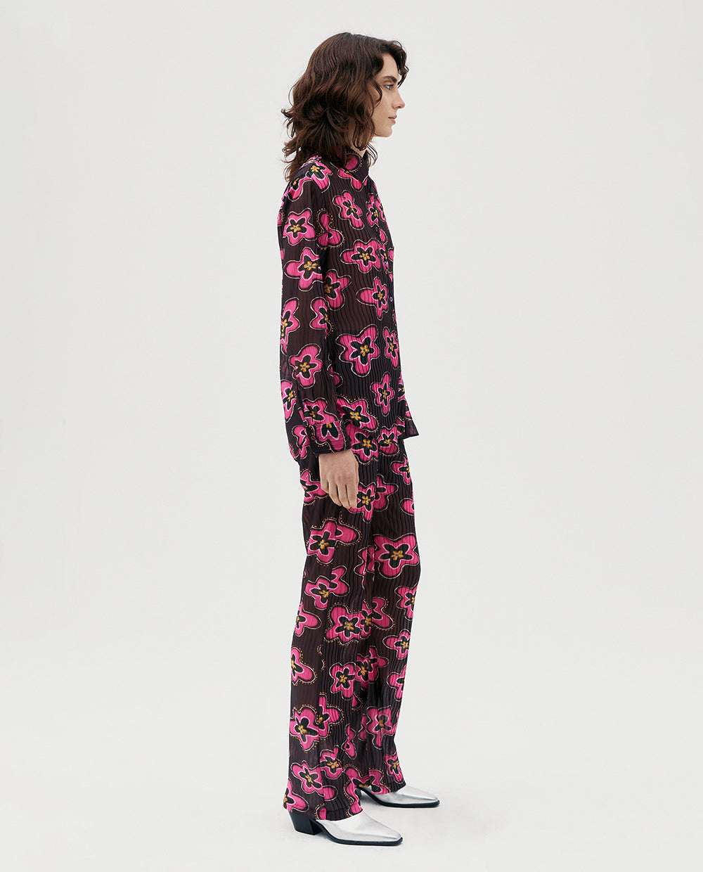 PINK FLORAL SHIRT