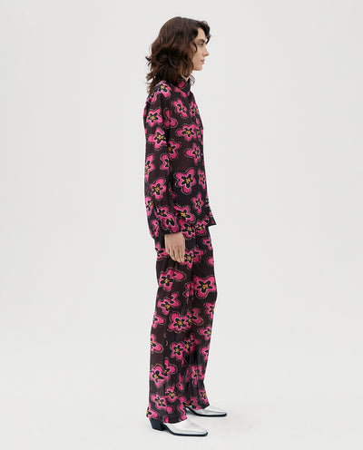 PINK FLORAL SHIRT