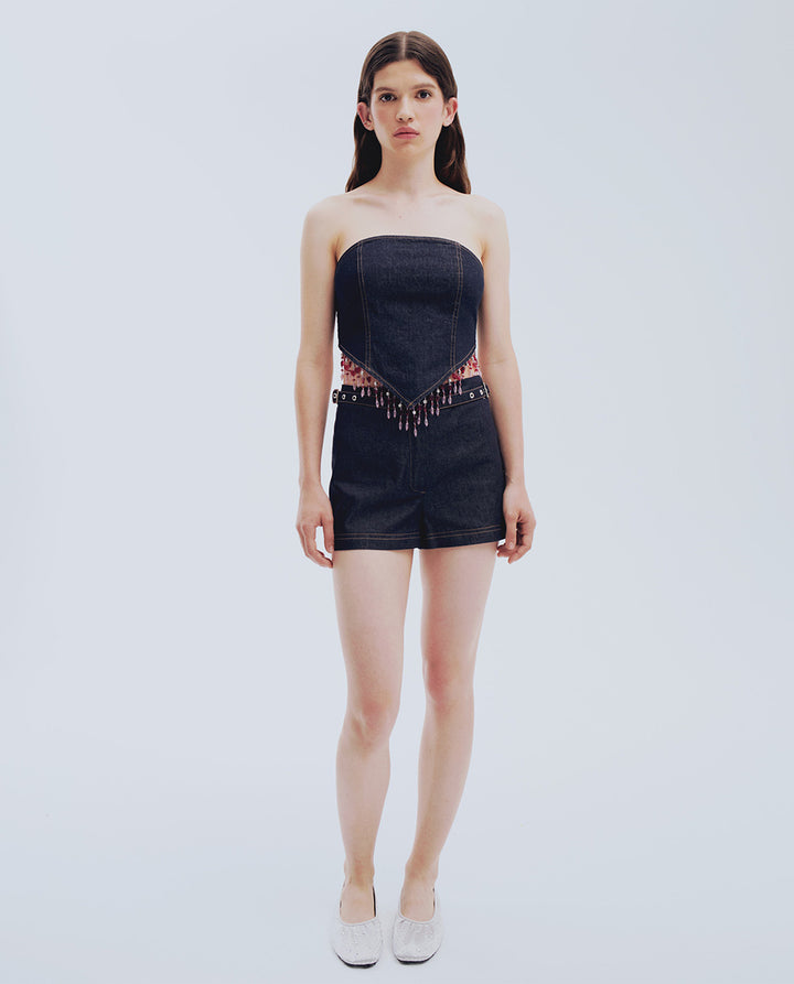 Denim Mini Shorts