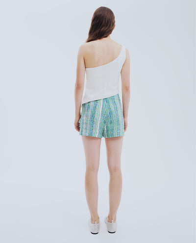 Blue Striped Skort