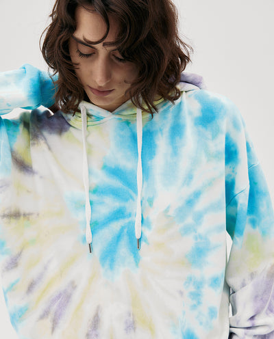 SKY TIE DYE HOODIE