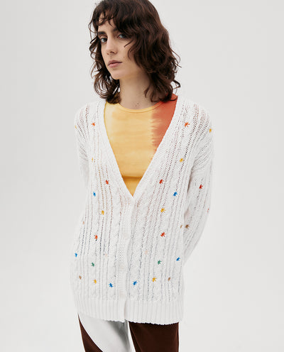 EMBROIDERED CARDIGAN
