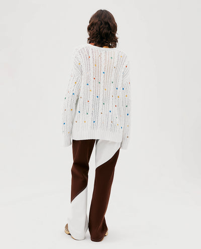 EMBROIDERED CARDIGAN