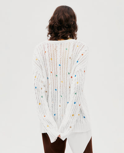 EMBROIDERED CARDIGAN