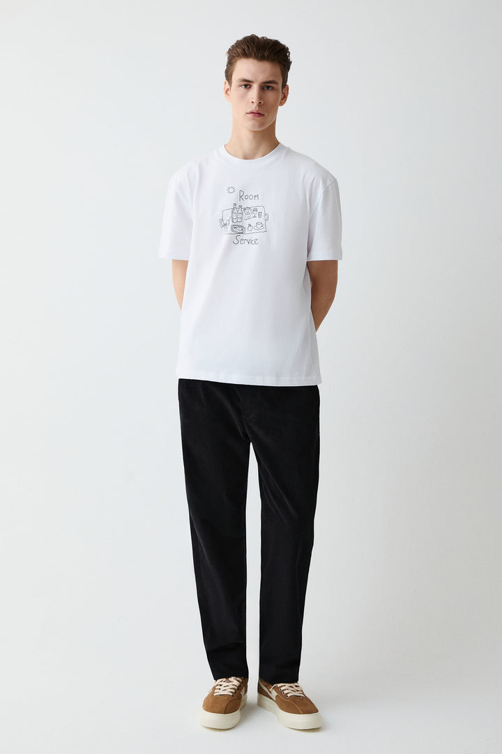 Velvet Black Trousers