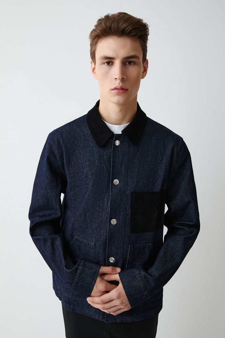 Denim Mix Overshirt