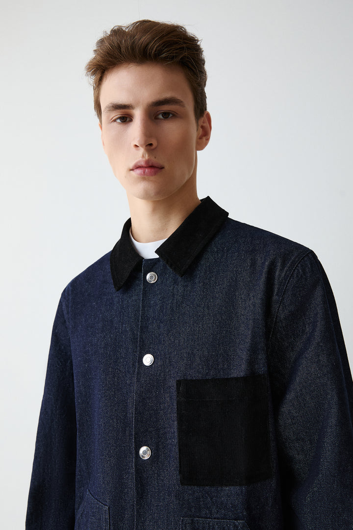 Denim Mix Overshirt