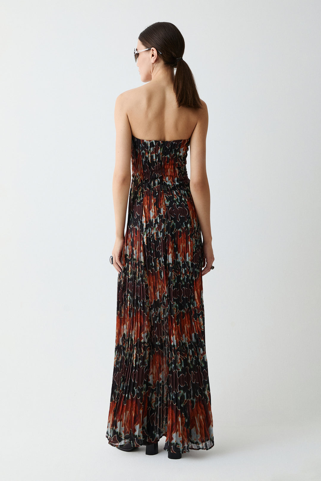 Wild Flora Pleated Dress