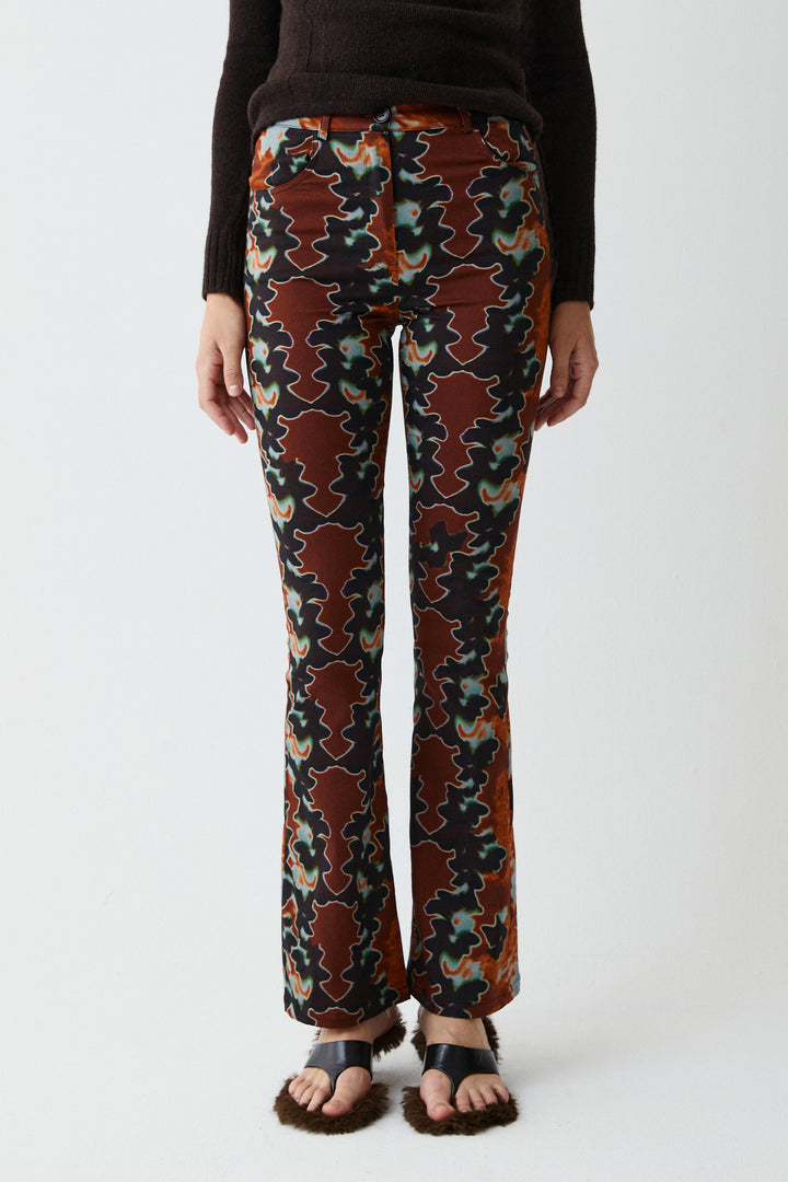 Wild Flora Flared Trousers