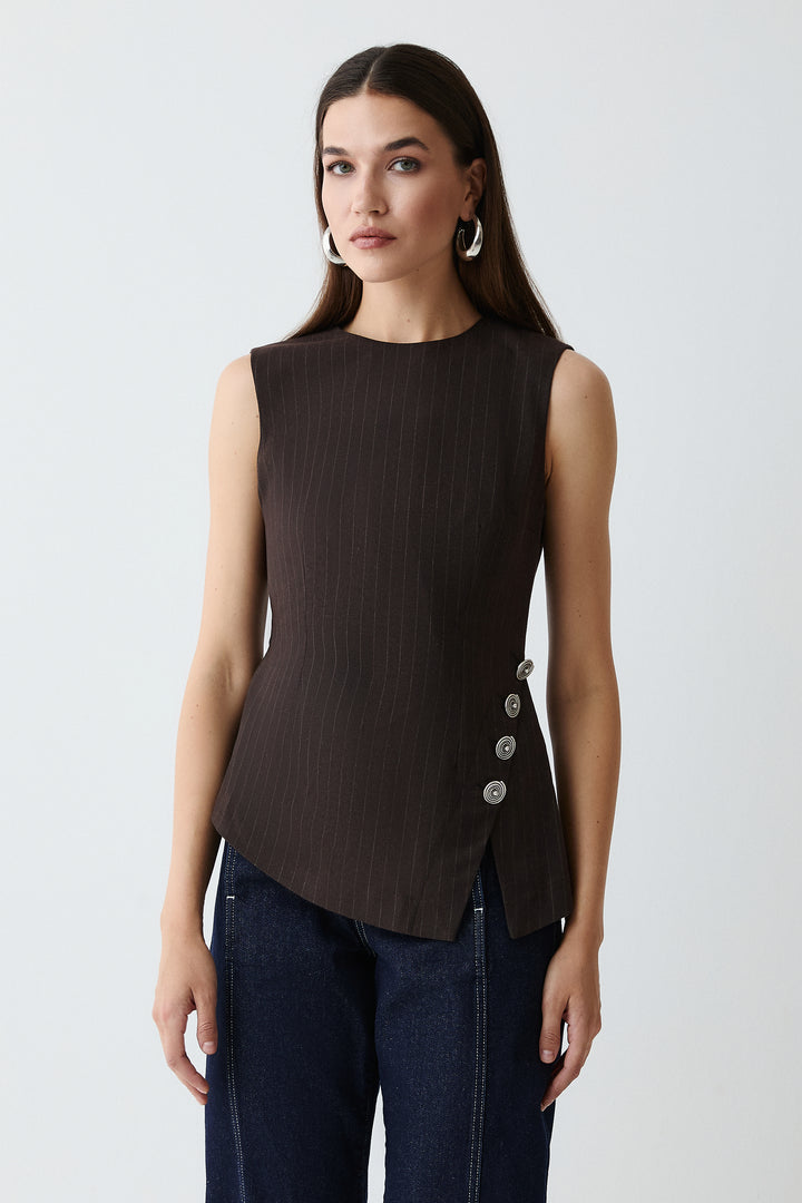 Pinstripe Top