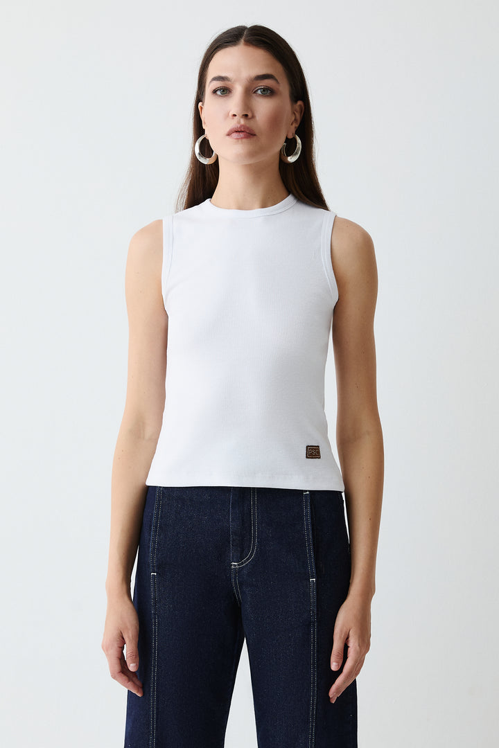 PSC Tank Top White