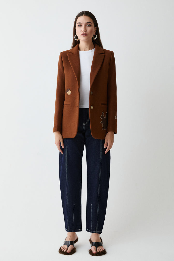 Winter Blazer Brown