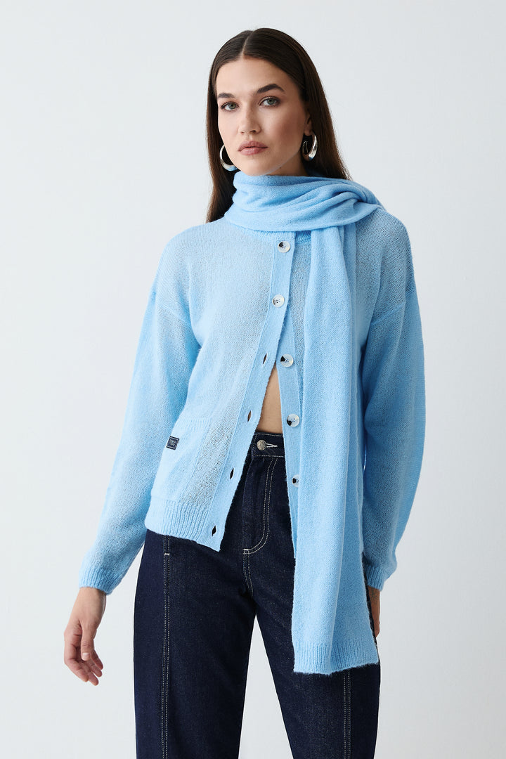 Elise Cardigan Blue