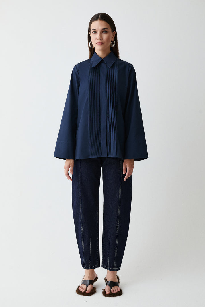 Tuxedo Shirt Navy