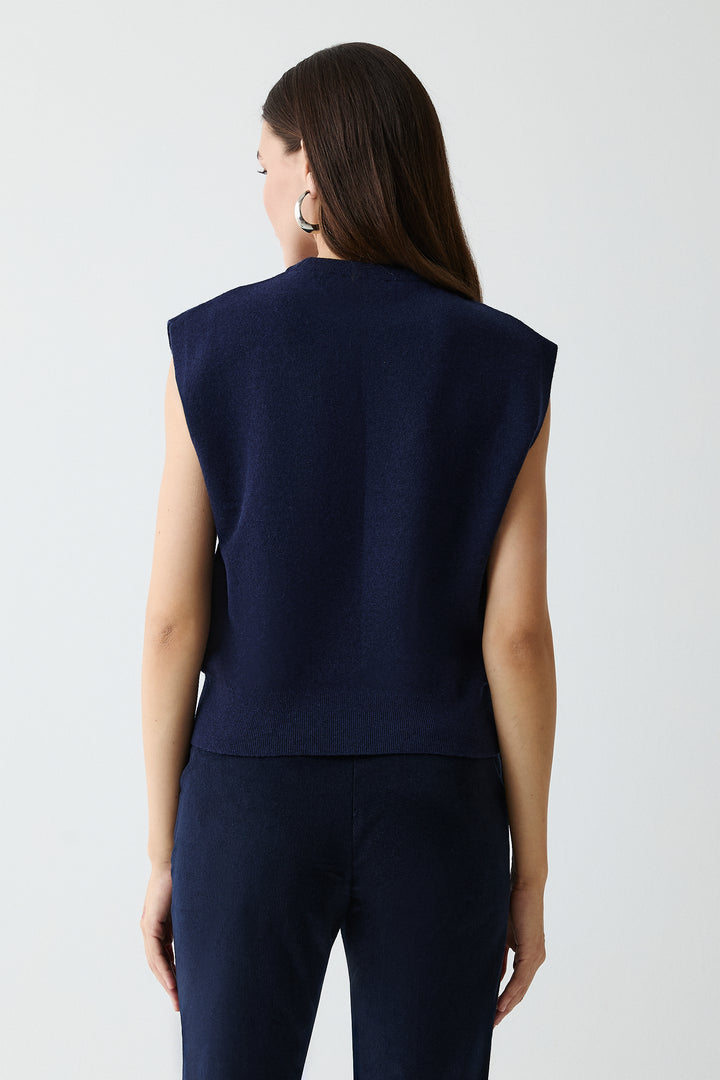 Clara Vest Navy