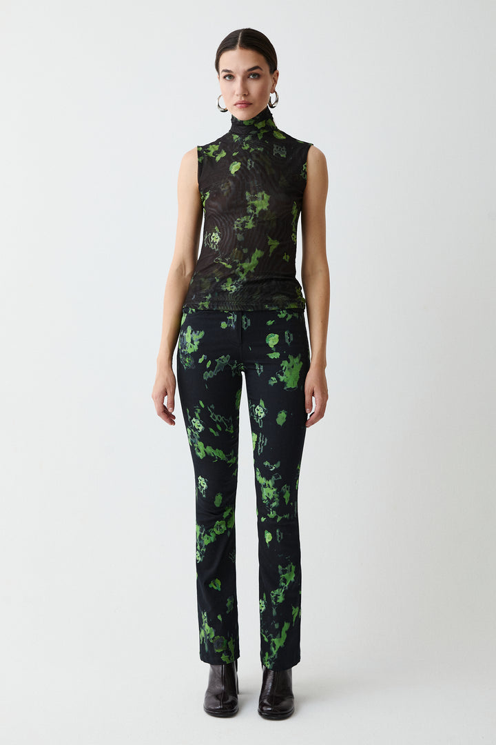 Sage Flared Trousers